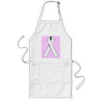 Pearl Awareness Ribbon Products aprons by AwarenessRibbons Pearl Awareness Ribbon Products aprons