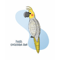 Pearl Cockatiel Child's Ringer T-Shirt