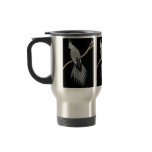 Pearl Cockatiel Parrot Travel Mug