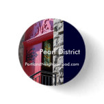 Pearl District Neighborhood Button, Portland OR