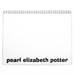 pearl elizabeth potter calendars