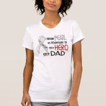 Pearl In Memory Of My Dad Lung Cancer Tees