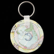 Pearl Mercat keychain