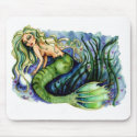 Pearl Mermaid Pretty Girlie Fantasy Mousepad by sunkitty7 Pearl Mermaid Pretty Girlie Fantasy Mousepad