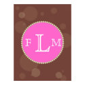 Pearl Monogram Poster posters by willienillie Pearl Monogram Poster posters