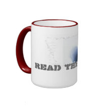 Pearl Necklace Dirty Border Ringer Mug