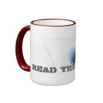 Pearl Necklace Dirty Border Ringer Mug