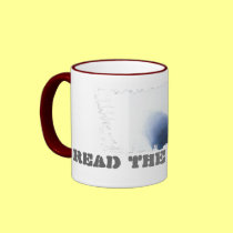 Pearl Necklace Dirty Border Ringer Mug