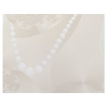 Pearl necklace photo customized letterhead