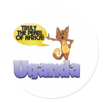 Pearl of Africa stickers