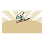 Pearl oyster clam seafood fork world cuisine busin business card