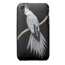 Pearl Pied Cockatiel Parrot iPhone 3 Case