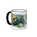 Pearl Pretty Green Mermaid Mug by sunkitty7 Pearl Pretty Green Mermaid Mug