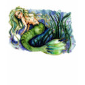 Pearl Pretty Green Mermaid Vintage Tee t-shirts