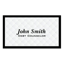 Pearl Quilt Debt Counselor Business Card