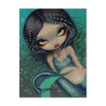 Pearl Swirl Mermaid Postcard