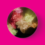 Pearls and Flowers Pinback Buttons