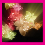 Pearls and Flowers Poster