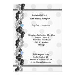 Pearls, Diamonds And Polka Dots Custom Announcements