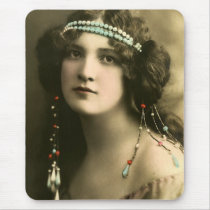 Pearls in Her Hair Mousepad