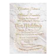 Pearls & Lace Personalized Announcements