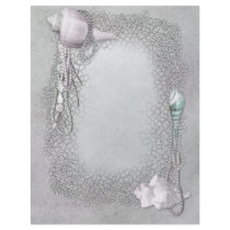 Pearls Seashell Beach Flyers