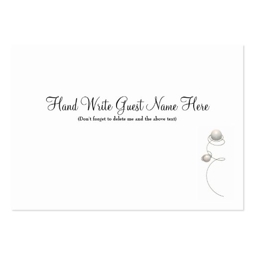 Pearls & Wire  - Place Cards Business Card
