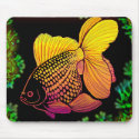 Pearlscale Goldfish Mousepad by twopurringcats Pearlscale Goldfish Mousepad