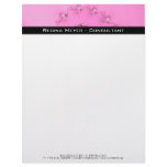 Pearly · Fractal Art · Pink Custom Letterhead