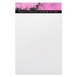 Pearly · Fractal Art · Pink Custom Stationery