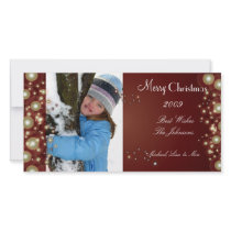 Pearly Gold christmas ornament, photo cards