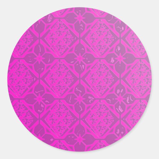 Pearly Purple Iridescent Round Envelope Seals Classic Round Sticker Zazzle