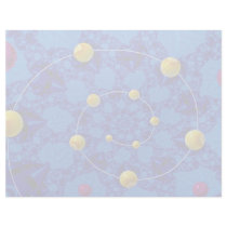 Pearly spiral in a blue matrix photo letterhead