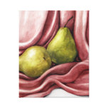 Pears and folds Canvas Stretched Canvas Prints