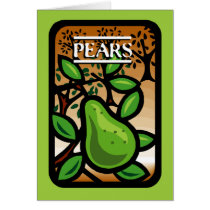 Pears Greeting Card