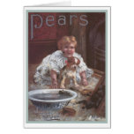 Pears Child and Dog Card
