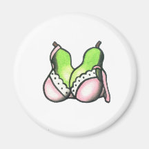 Pears in a Bra Magnet