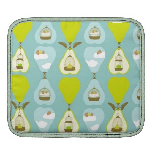 Pears in the Sky PAttern Sleeve iPad Sleeve