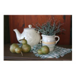 Pears & Pottery Still Life