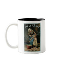 Pears Soap Boy Being Scrubbed Mugs