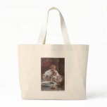 Pears Soap Girl Washing Dog Tote Bag