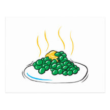 peas and butter postcards