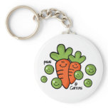 Peas And Carrots Key Chains