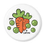 Peas And Carrots magnets