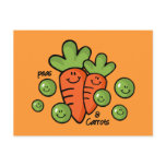 Peas And Carrots Post Card