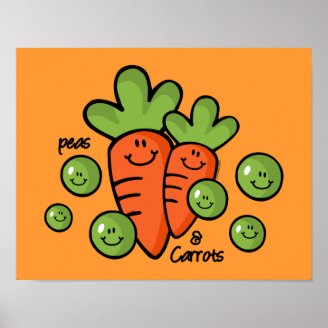 Peas And Carrots Poster