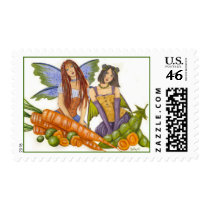 Peas and Carrots Stamp by BluDragon Peas and Carrots Stamp
