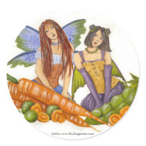 Peas and Carrots Sticker by BluDragon Peas and Carrots Sticker