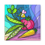 Peas and Parsnips magnets