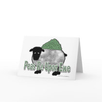 Peas Be Upon Ewe cards by klclewis Peas Be Upon Ewe cards